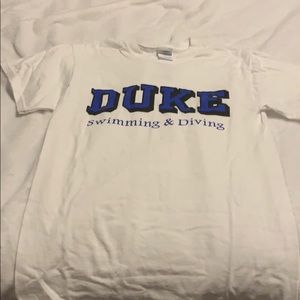 duke swimming and diving tee
